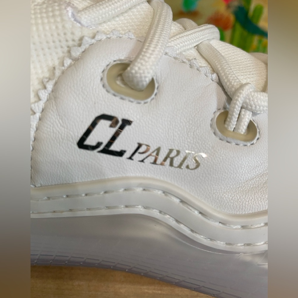 Christian Louboutin Arpoador Flat, Leather, Suede,Men’s Sneakers,Wht, EU43/US 10 - Picture 8 of 16